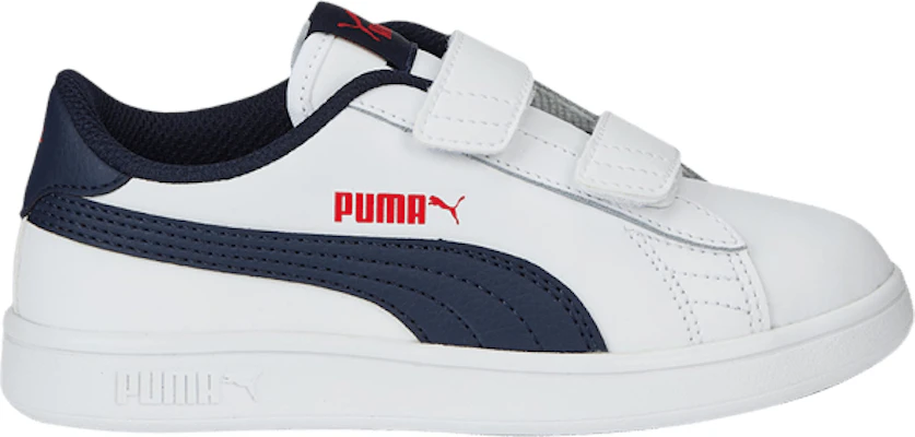 (JR) プーマ スマッシュv2 レザー 白/ピーコート 365173-37 Buy (JR) プーマ スマッシュv2 レザー 白/ピーコート 365173-37