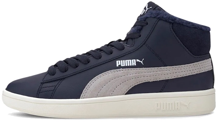 大童 PUMA Smash V2 Mid L Fur Jr 中幫 兒童板鞋 深藍 Buy 大童 PUMA Smash V2 Mid L Fur Jr 中幫 兒童板鞋 深藍