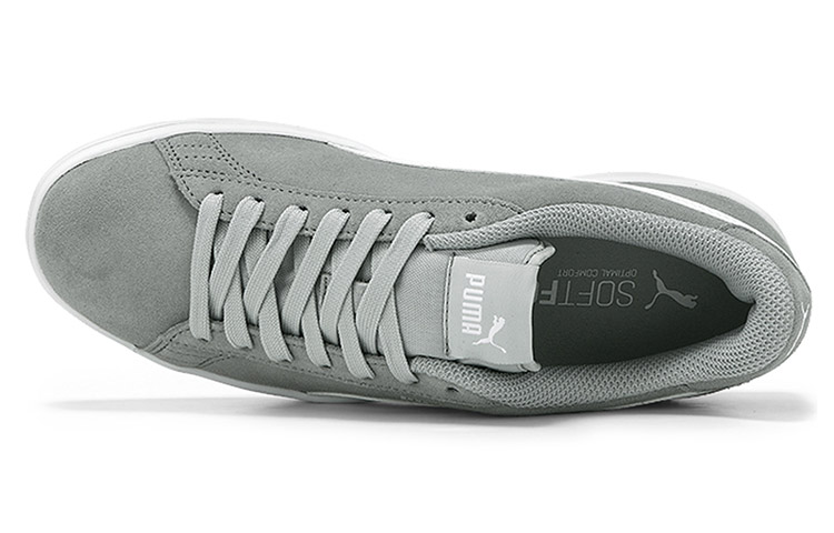 Shop (JR) プーマ スマッシュv2 SD Jr グレー/ホワイト 365176-21
