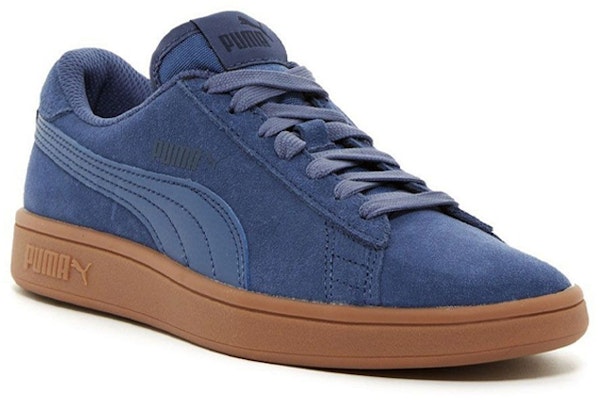 (JR) 푸마 스매쉬 V2 스웨이드 블루브라운 (Puma Smash V2 Suede 블루브라운) 365176-06 Lookbook (JR) 푸마 스매쉬 V2 스웨이드 블루브라운 (Puma Smash V2 Suede 블루브라운) 365176-06