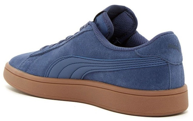 (JR) 푸마 스매쉬 V2 스웨이드 블루브라운 (Puma Smash V2 Suede 블루브라운) 365176-06 Shop (JR) 푸마 스매쉬 V2 스웨이드 블루브라운 (Puma Smash V2 Suede 블루브라운) 365176-06