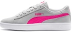 Buy 大童 PUMA Smash V2 珠皮 耐磨輕便 低幫 兒童板鞋 灰粉