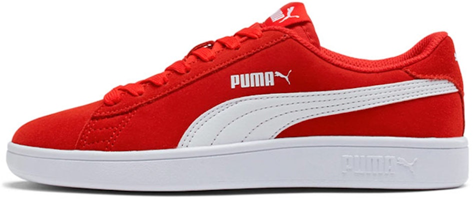 (JR) 푸마 스매쉬 V2 스웨이드 키즈 레드 로우탑 (Puma Smash V2 Suede Kids Red Low) 365176-03 Buy (JR) 푸마 스매쉬 V2 스웨이드 키즈 레드 로우탑 (Puma Smash V2 Suede Kids Red Low) 365176-03