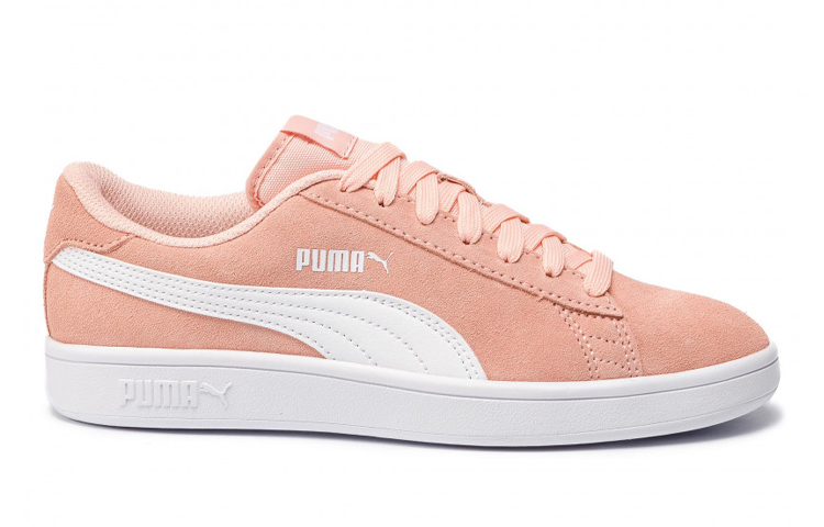 (Youth) Puma Smash V2 Suede 'Pink White' 圖 2
