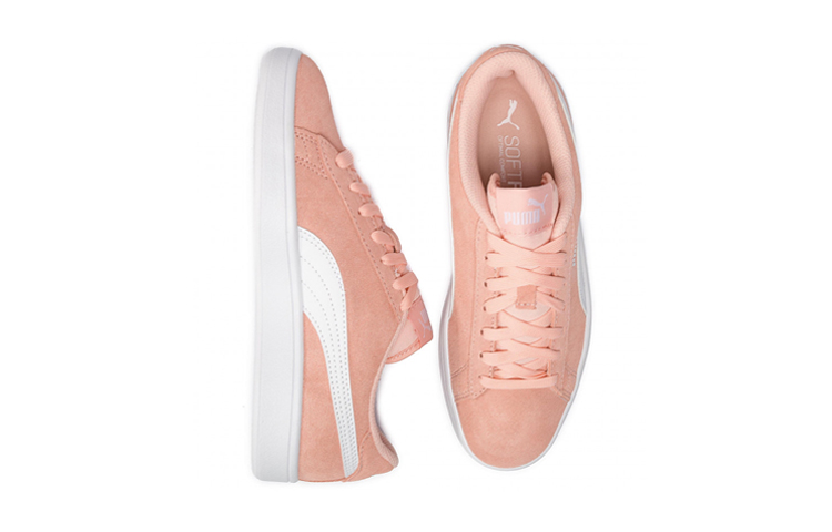 (Youth) Puma Smash V2 Suede 'Pink White' 圖 3