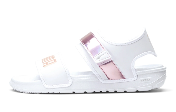 (Youth) Puma Softride Iri Sandal 'Magic Tape White' 384268-02