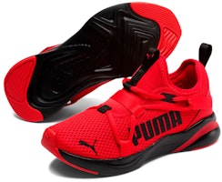 大童 Puma SoftRide Rift Slip-O 紅黑 運動鞋 Lookbook 大童 Puma SoftRide Rift Slip-O 紅黑 運動鞋