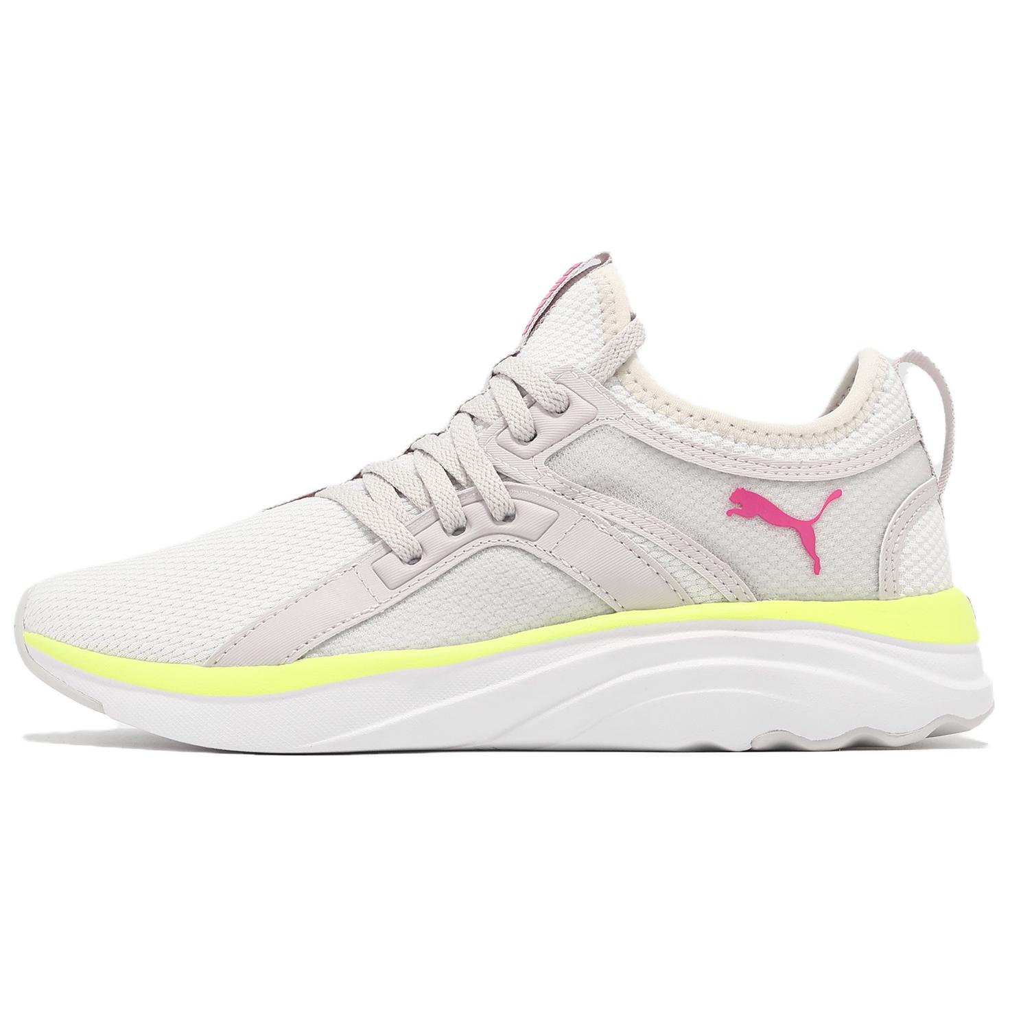(Youth) Puma Softride Sophia Big Kid 'Grey Glowing Pink' 195159-13