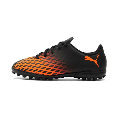 (Youth) Puma Spirit 3 TT JR Football Shoes 'Black Orange'