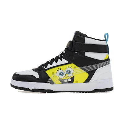 (Youth) Puma SpongeBob SquarePants RBD Game Mid 'Black White'