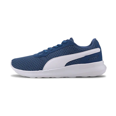 (Youth) Puma ST Activate Low Top Running Shoes White/Blue