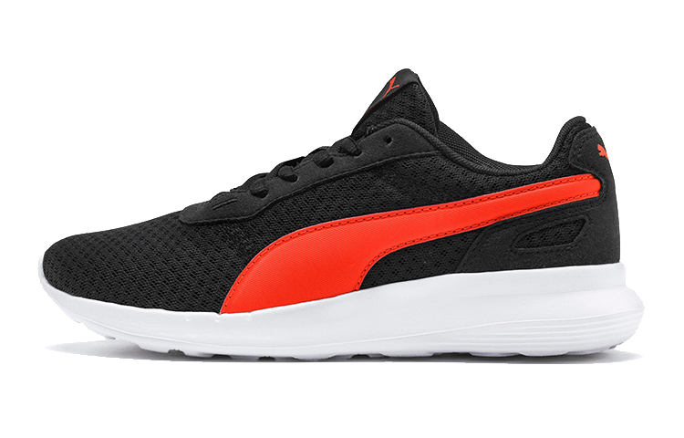 (Youth) Puma ST Activate Sports Running Shoes Black/Red/White 369069-07