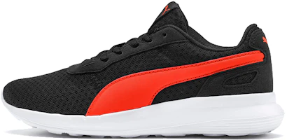 (Youth) Puma ST Activate Sports Running Shoes Black/Red/White 369069-07 (Youth) Puma ST Activate Sports Running Shoes Black/Red/White 369069-07