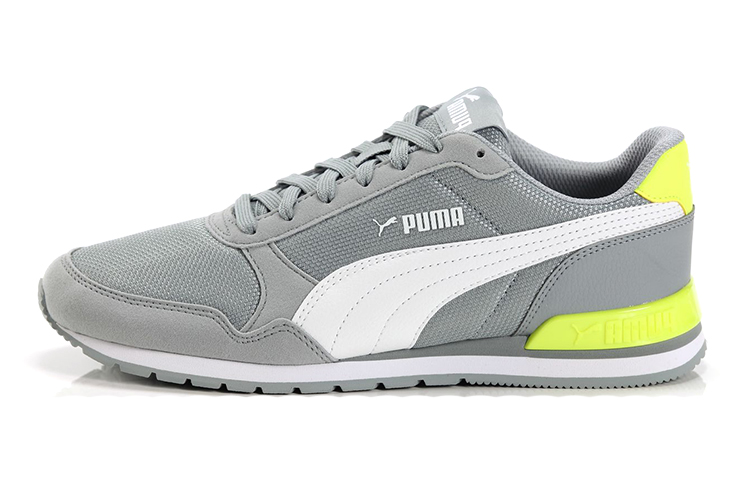 (Youth) Puma St Runner V2 Mesh 'Grey White Green' 367135-16
