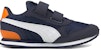 (JR) Puma ST Runner V2 Mesh AC 'Peacoat Vibrant Orange' Lelaki & Wanita. 367136-13