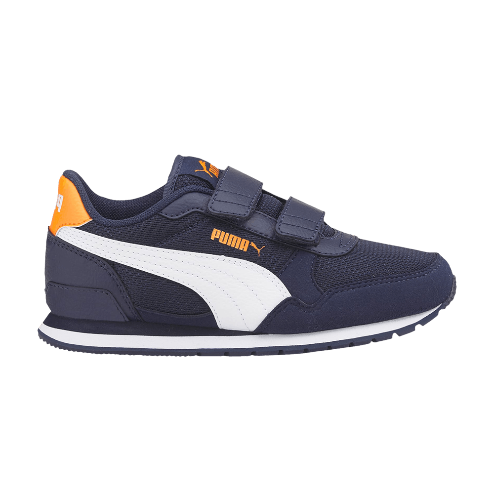 (Youth) Puma ST Runner v3 Mesh V 'Peacoat Vibrant Orange' 385511-02