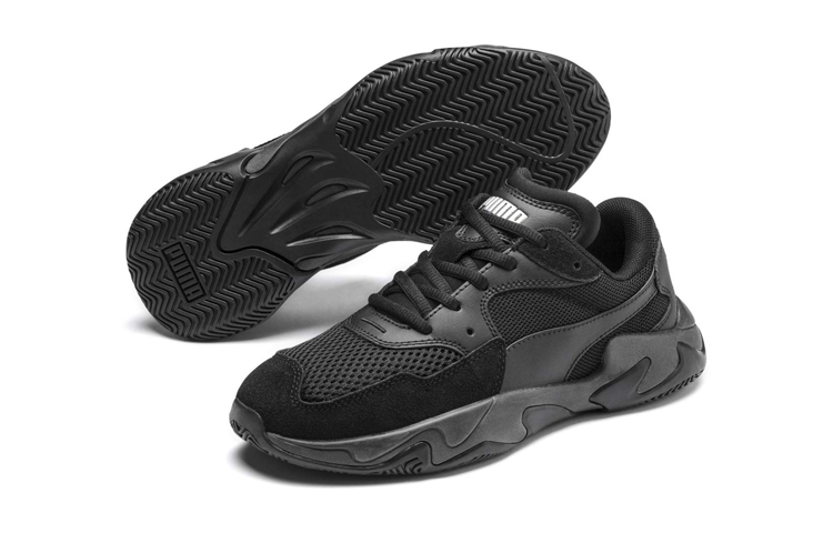 Lookbook (JR) 푸마 스톰 오리진 JR 블랙 (Puma Storm Origin JR Black) 370604-02