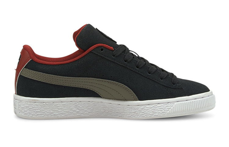(Youth) Puma Suede 'Black Red Green' 圖 2