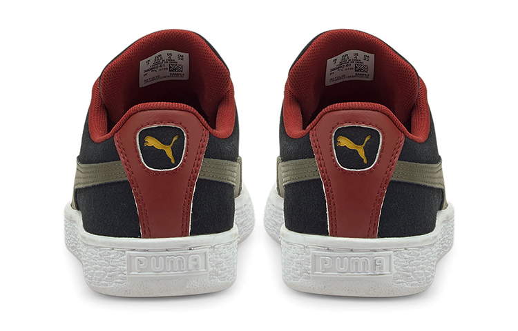 (Youth) Puma Suede 'Black Red Green' 圖 4