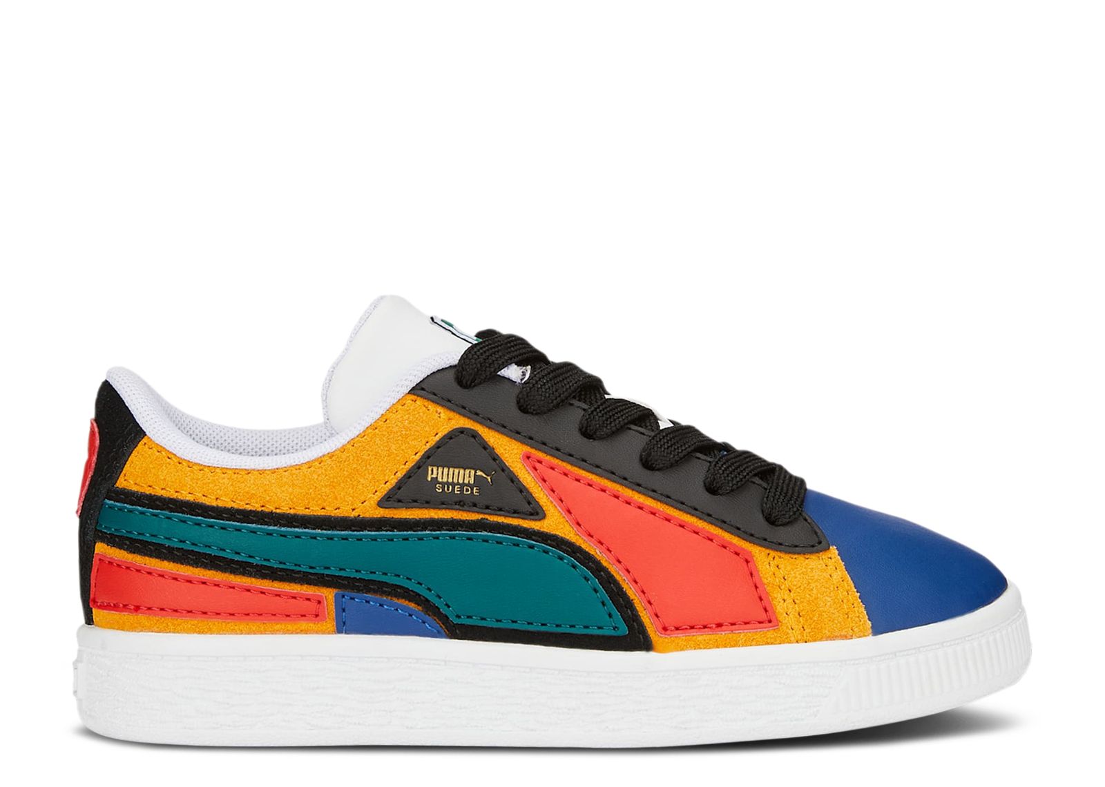 Buy (Youth) Puma Suede 'Layers - Blazing Blue Varsity Green' 387805-01