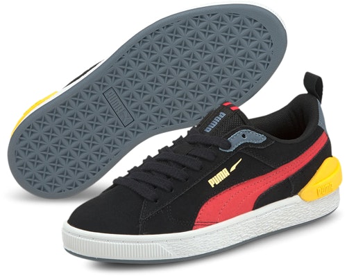 (Youth) Puma Suede Bloc LF Black 'Retro Casual Low-Top' 382004-02 Lookbook (Youth) Puma Suede Bloc LF Black 'Retro Casual Low-Top' 382004-02