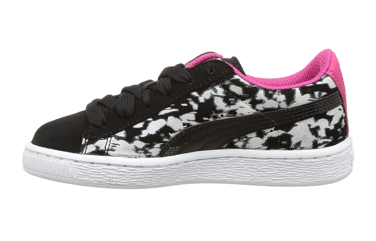 Buy (JR) 푸마 스웨이드 블러 '블랙 화이트' 358854-01