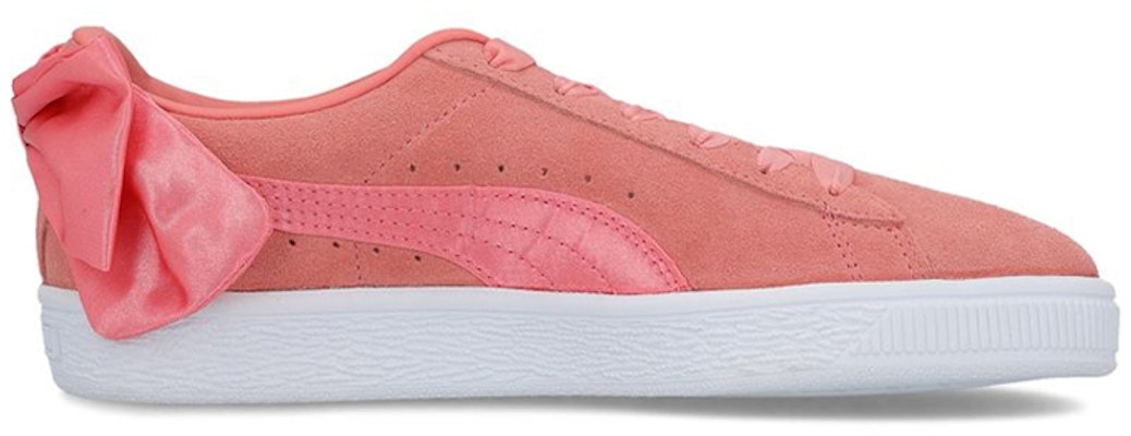 (Youth) Puma Suede bow jr Sneakers Orange/Pink 367316-01 Order (Youth) Puma Suede bow jr Sneakers Orange/Pink 367316-01