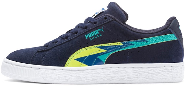 (JR) Puma Suede Klasik 'Lightning Deep Blue' 370385-01 Buy (JR) Puma Suede Klasik 'Lightning Deep Blue' 370385-01