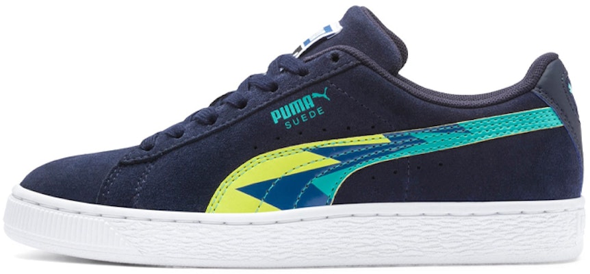 (JR) Puma Suede Klasik 'Lightning Deep Blue' 370385-01 Buy (JR) Puma Suede Klasik 'Lightning Deep Blue' 370385-01