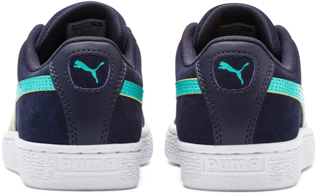 (JR) Puma Suede Klasik 'Lightning Deep Blue' 370385-01 Shop (JR) Puma Suede Klasik 'Lightning Deep Blue' 370385-01