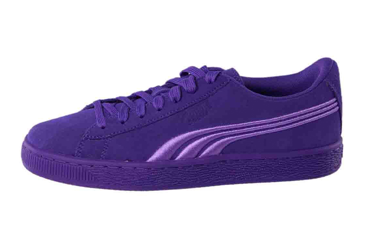 Buy (JR) 彪马经典绒面标识幼童紫色球鞋 362951-07
