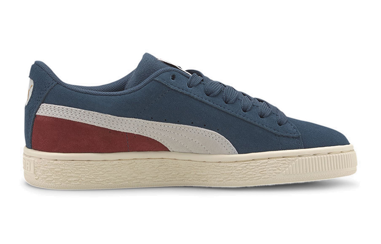 (Youth) Puma Suede Classic Khaki/Blue/Red 圖 2