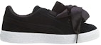 Order (JR) Puma Suede Heart Little 'Riben Satin Hitam dan Putih' 365010-03
