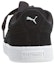 Shop (JR) Puma Suede Heart Little 'Riben Satin Hitam dan Putih' 365010-03