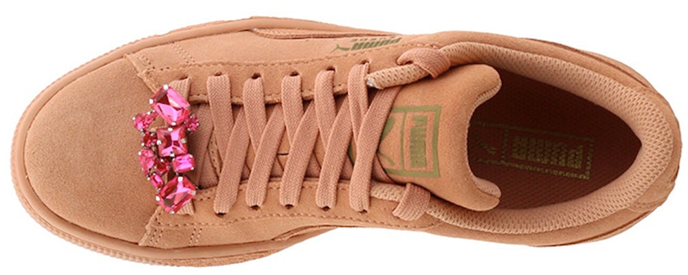 (JR) Puma Suede Jewel Sepatu Lari Rendah Aprikot/Pink 367618-01 Lookbook (JR) Puma Suede Jewel Sepatu Lari Rendah Aprikot/Pink 367618-01