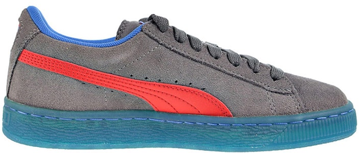 大童 PUMA Suede LFS Iced JR 休閒 防滑耐磨 低筒 兒童板鞋 灰 Order 大童 PUMA Suede LFS Iced JR 休閒 防滑耐磨 低筒 兒童板鞋 灰