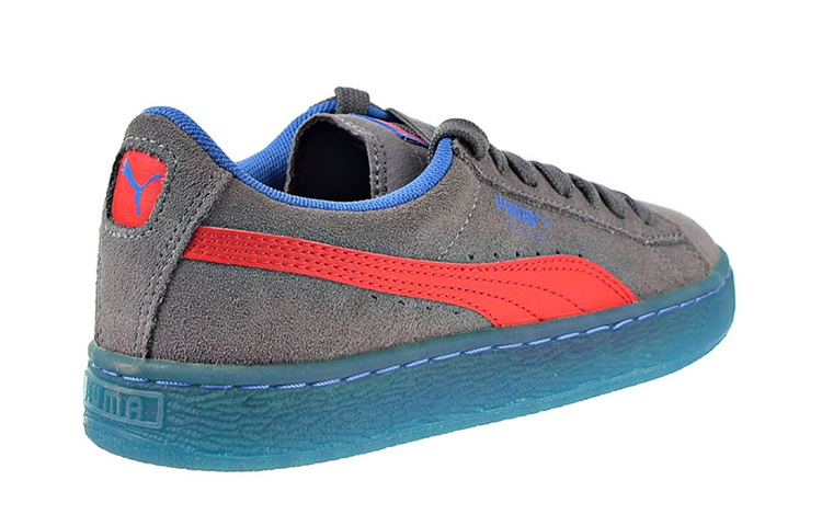 Shop (JR) Puma Suede LFS Iced Jr 'Gris Acero Rojo' 363086-02