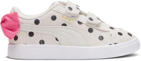 (JR) Puma Suede Light Flex Bow Graphic 5 'Marshmallow Polka Dots' Polka Dot Marshmallow 388513-02 Order (JR) Puma Suede Light Flex Bow Graphic 5 'Marshmallow Polka Dots' Polka Dot Marshmallow 388513-02