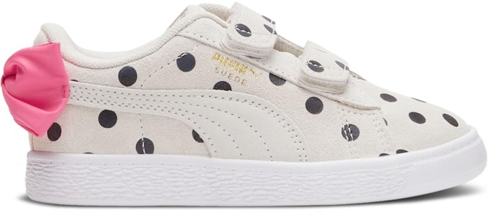 (JR) Puma Suede Light Flex Bow Graphic 5 'Marshmallow Polka Dots' Polka Dot Marshmallow 388513-02 Order (JR) Puma Suede Light Flex Bow Graphic 5 'Marshmallow Polka Dots' Polka Dot Marshmallow 388513-02