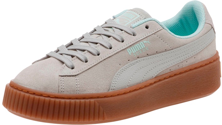 (JR) 푸마 스웨이드 플랫폼 JR '래디컬 그레이' (Puma Suede Platform JR 'Radical Grey') 369094-01 Lookbook (JR) 푸마 스웨이드 플랫폼 JR '래디컬 그레이' (Puma Suede Platform JR 'Radical Grey') 369094-01