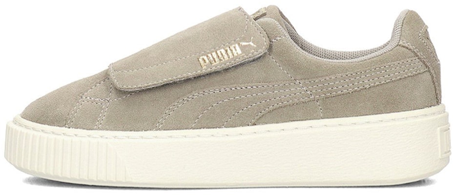 (Youth) Puma Suede Platform Strap Jr 'Grey' 365960-02 Buy (Youth) Puma Suede Platform Strap Jr 'Grey' 365960-02