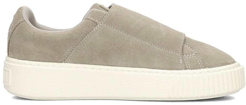 (JR) 彪马 Suede Platform Strap Jr '灰色' 女童鞋 365960-02 Order (JR) 彪马 Suede Platform Strap Jr '灰色' 女童鞋 365960-02