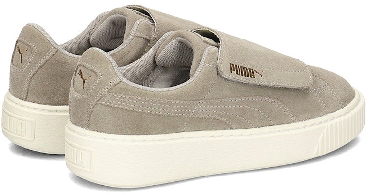 (Youth) Puma Suede Platform Strap Jr 'Grey' 365960-02 Shop (Youth) Puma Suede Platform Strap Jr 'Grey' 365960-02