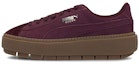 Buy (JR) Puma Suede Platform Trace Velor 'Burgundy' 葡萄酒 merah platform tinggi 366696-01