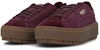 (JR) Puma Suede Platform Trace Velor 'Burgundy' 葡萄酒 merah platform tinggi 366696-01