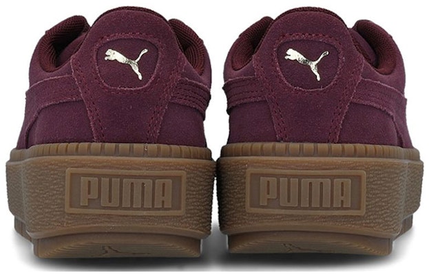 (JR) Puma Suede Platform Trace Velor 'Burgundy' 葡萄酒 merah platform tinggi 366696-01 Shop (JR) Puma Suede Platform Trace Velor 'Burgundy' 葡萄酒 merah platform tinggi 366696-01