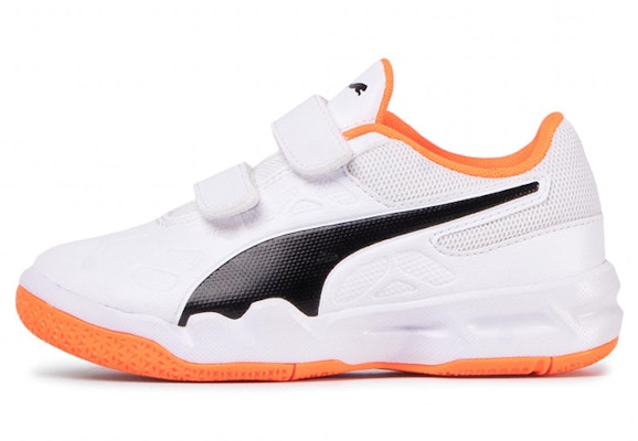 (Youth) Puma Tenaz V Jr 'White Black Orange' 104891-02 Buy (Youth) Puma Tenaz V Jr 'White Black Orange' 104891-02