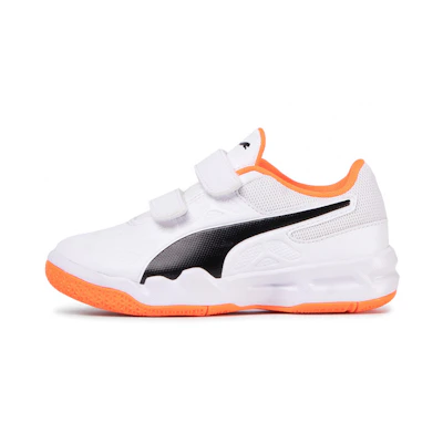 (Youth) Puma Tenaz V Jr 'White Black Orange'