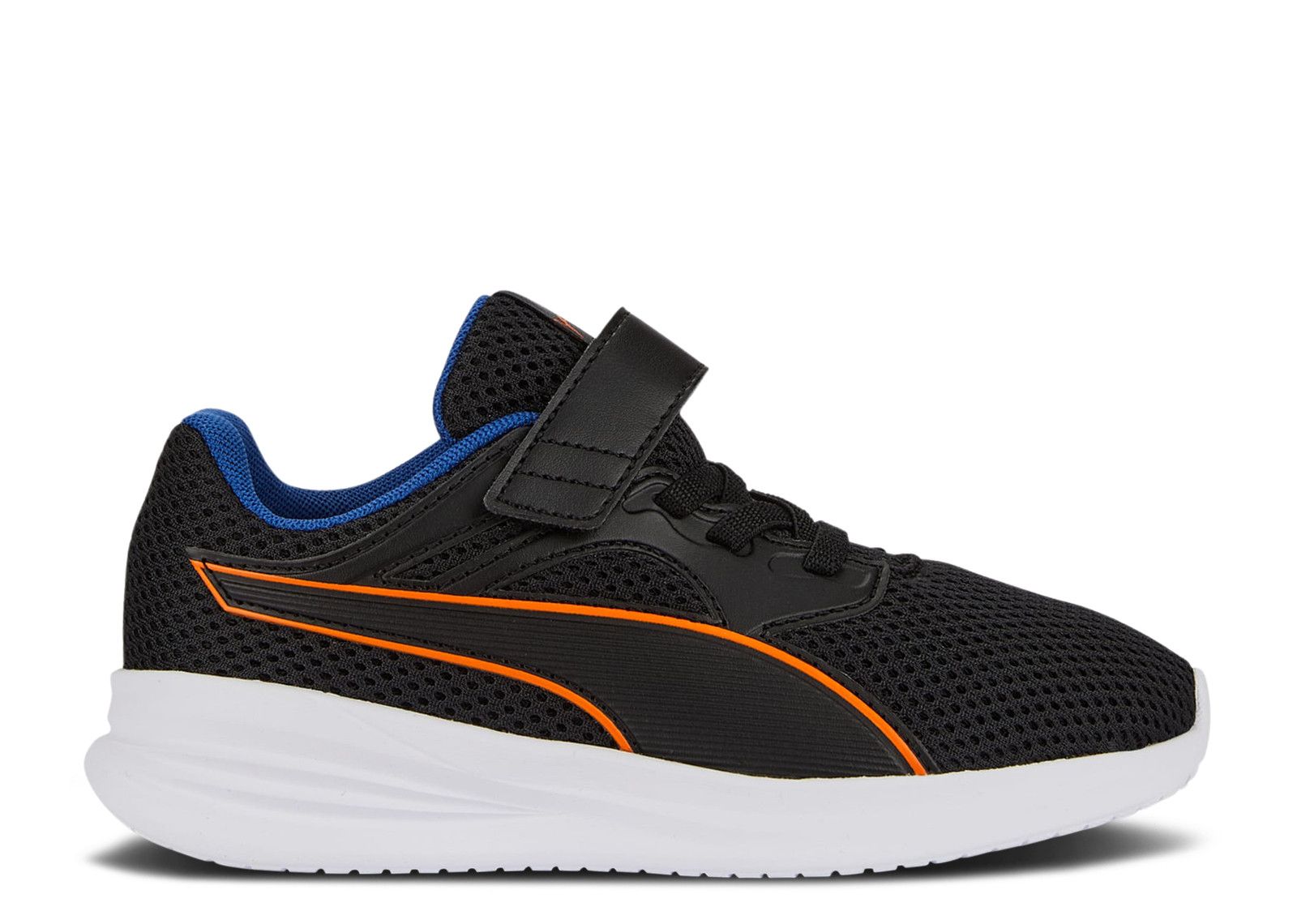 (Youth) Puma Transport Block AC Little Kid 'Black Rickie Orange' 389702-01