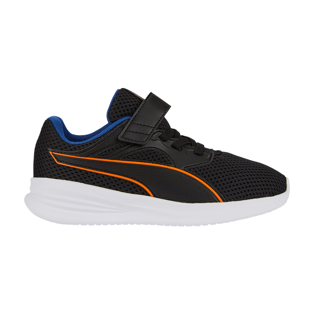 (Youth) Puma Transport Block AC Little Kid 'Black Rickie Orange' 389702-01